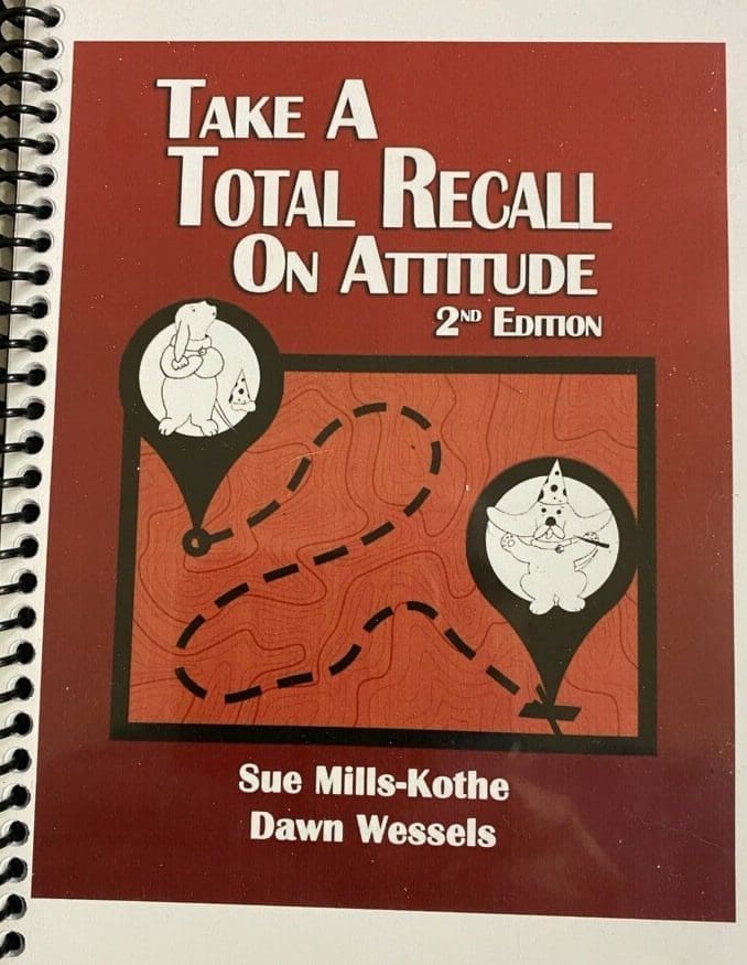 Red spiral-bound Take a Total Recall workbook